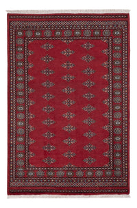 Tapis Pakistani - 208 x 140 cm - rouge