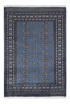 Tappeto Pakistani 140x198cm - Tappeto orientale - Rettangolo / Blu / 140 x 198 cm Rettangolo