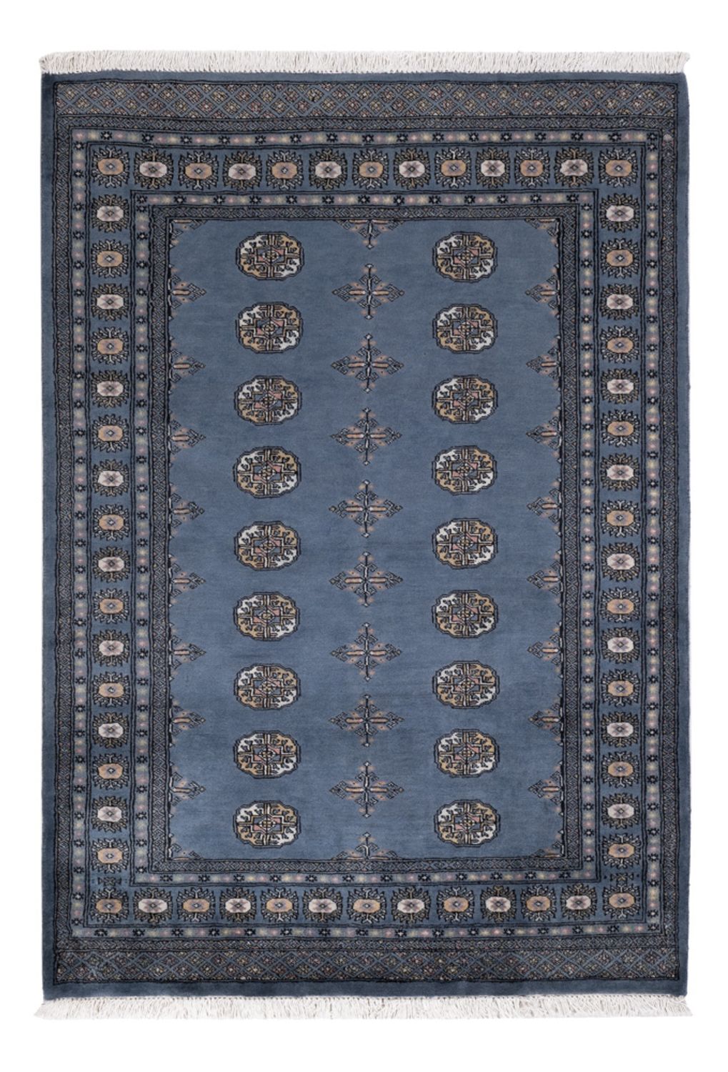 Pakistan Teppich - 198 x 140 cm - blau
