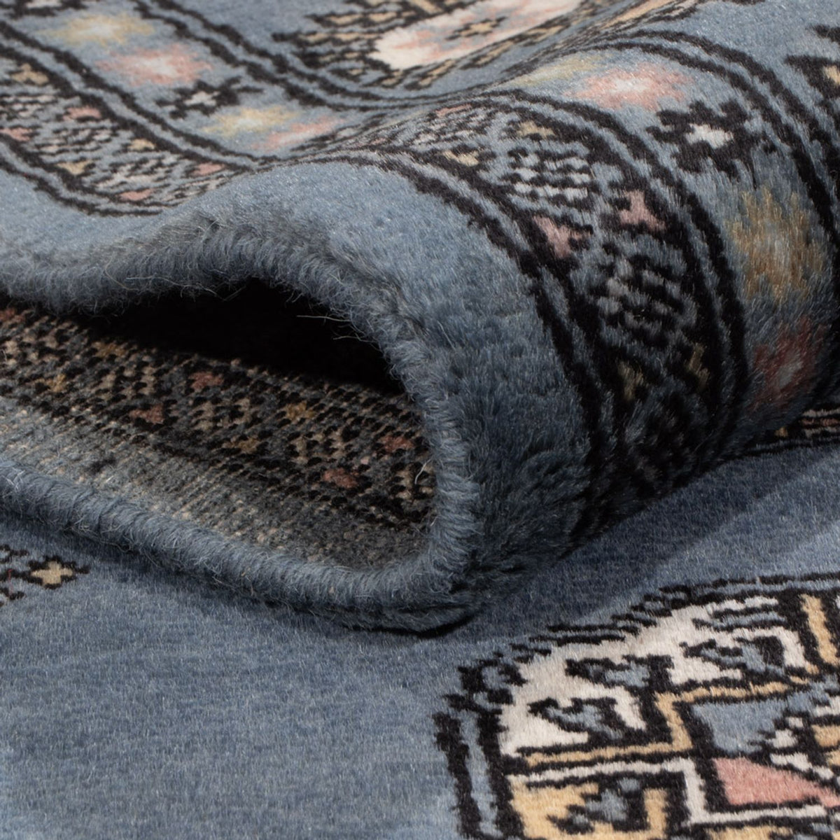 Pakistan Teppich - 198 x 140 cm - blau