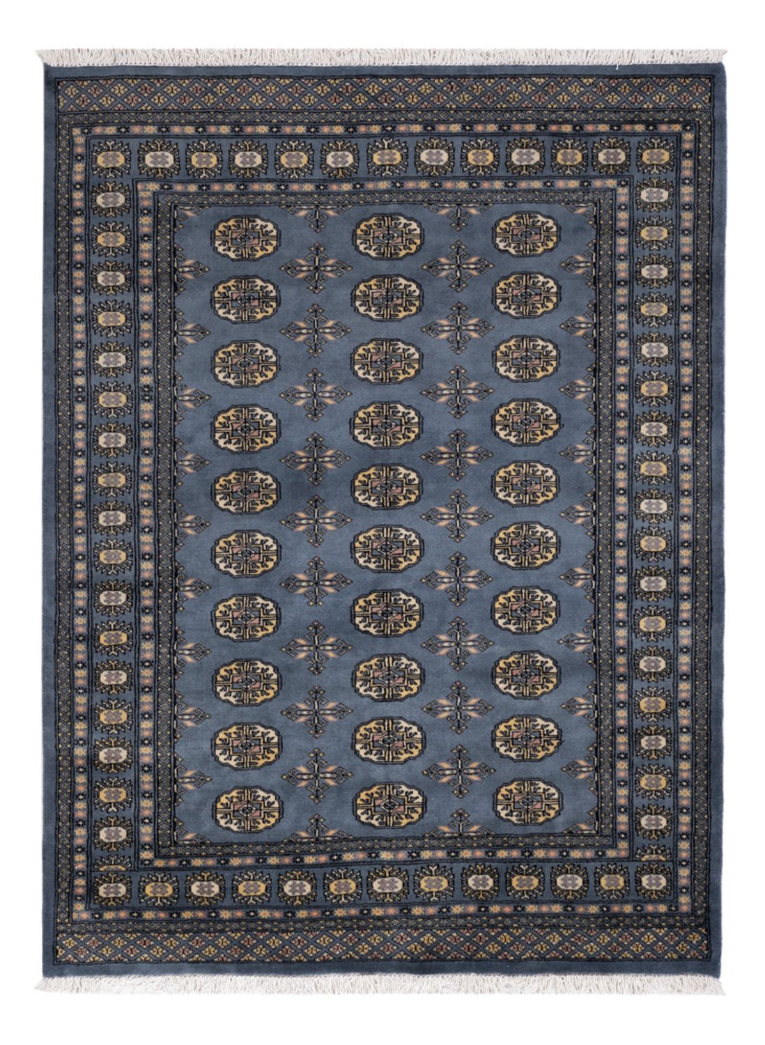Pakistan Teppich - 190 x 139 cm - blau