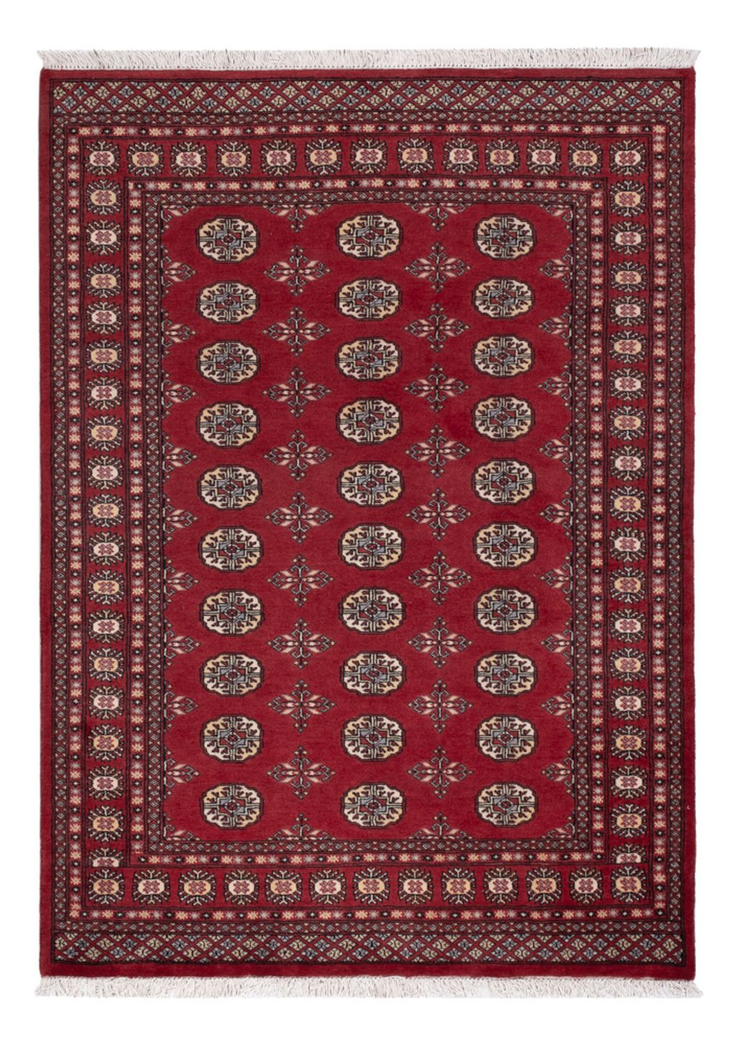 Pakistan Teppich - 197 x 139 cm - rot