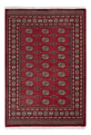 Tappeto Pakistani 141x204cm - Tappeto orientale - Rettangolo / Rosso / 141 x 204 cm Rettangolo