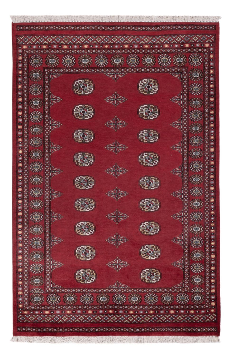 Pakistan Teppich - 213 x 139 cm - rot