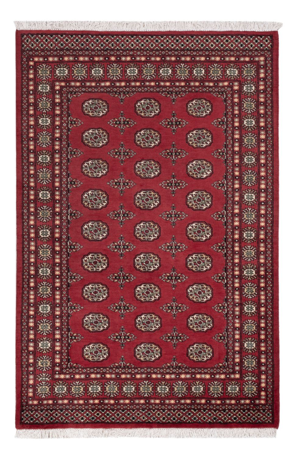 Pakistan Teppich - 210 x 139 cm - rot