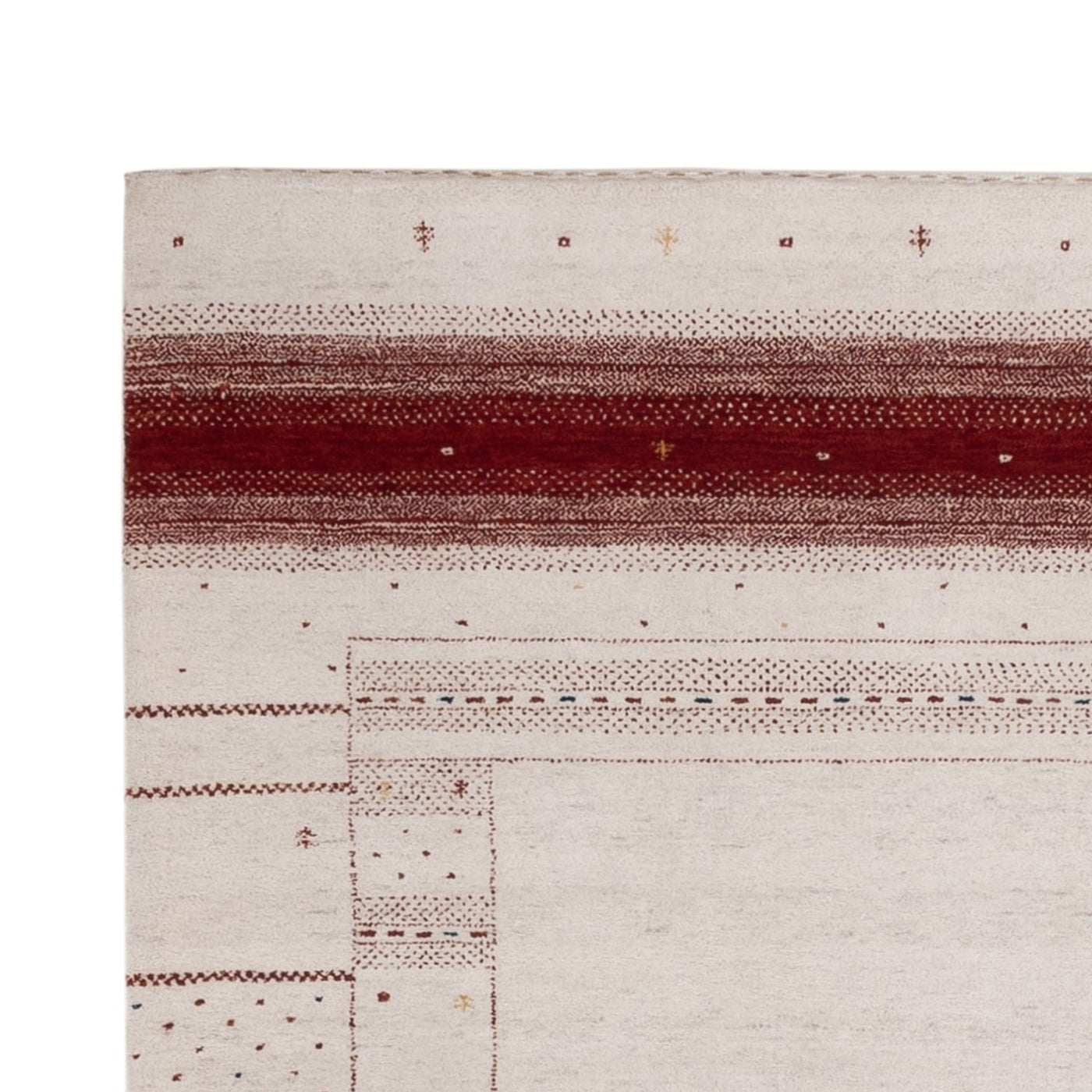 Indo Loribaft Teppich 190x148cm - Wollteppich