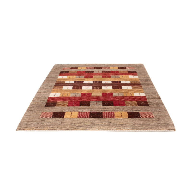 Gabbeh Teppich - Loribaft Indus - 209 x 152 cm - mehrfarbig