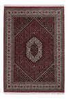 Tapis de Bidjar indien Tapis 145x204cm - Tapis oriental - marron foncé - Rectangle / Marron foncé / 145 x 204 cm Rectangle