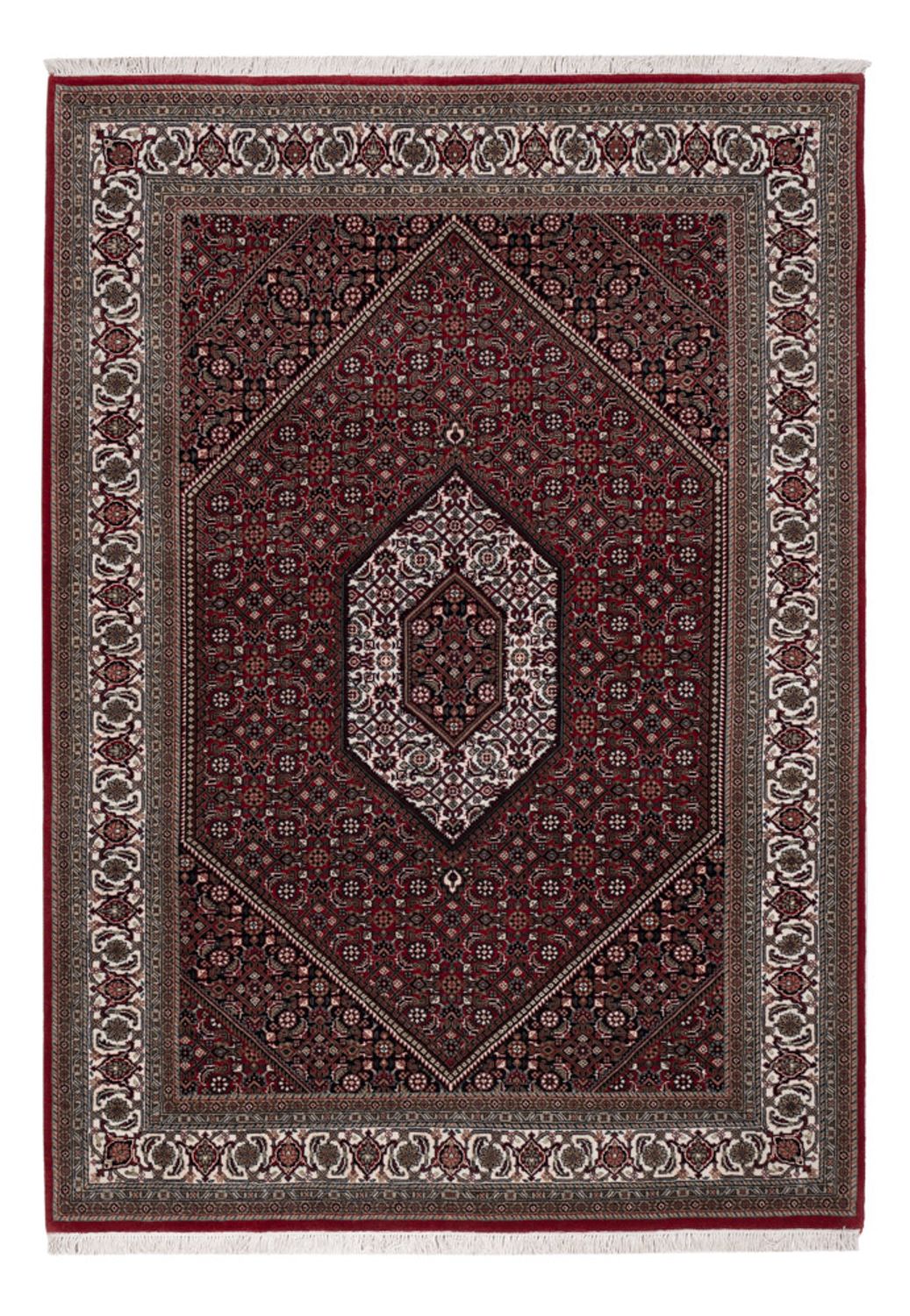Orientteppich - Bidjar - Indus - 202 x 138 cm - dunkelbraun