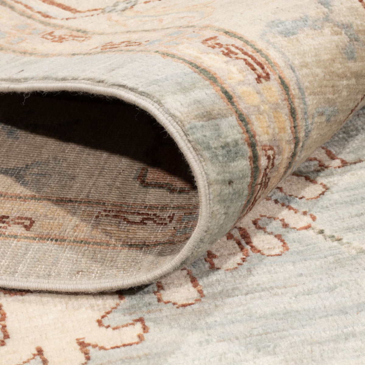 Ziegler Teppich - Usak - 296 x 200 cm - hellblau