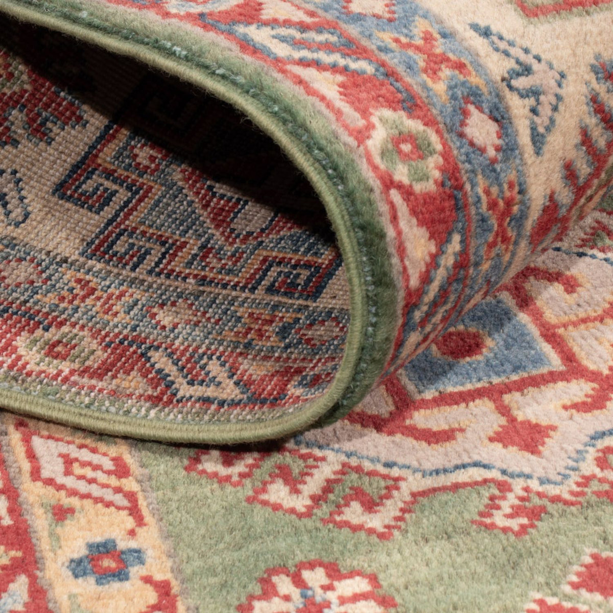 Ziegler Teppich - Kazak - 202 x 150 cm - grün