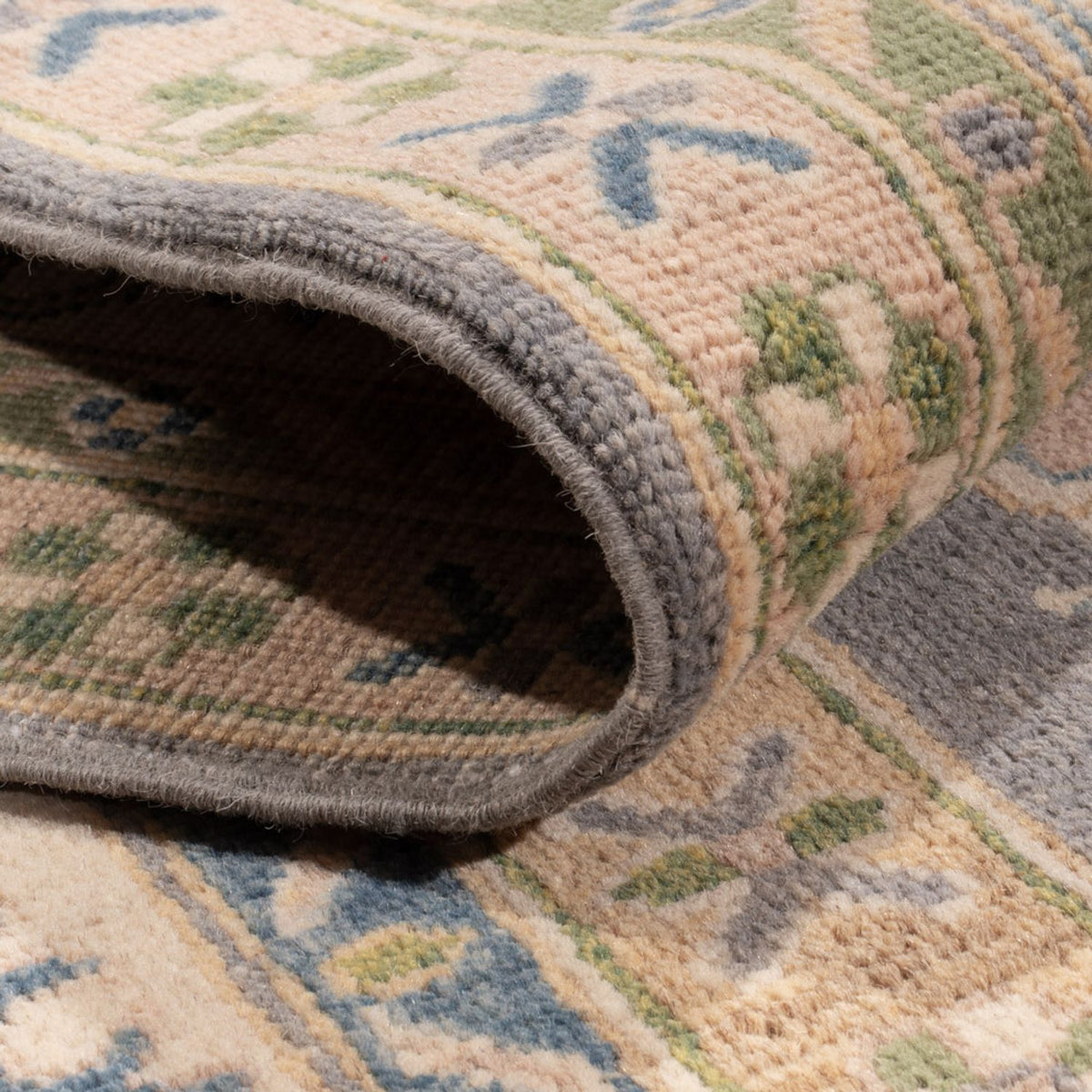 Ziegler Teppich - Kazak - 299 x 201 cm - seeblau