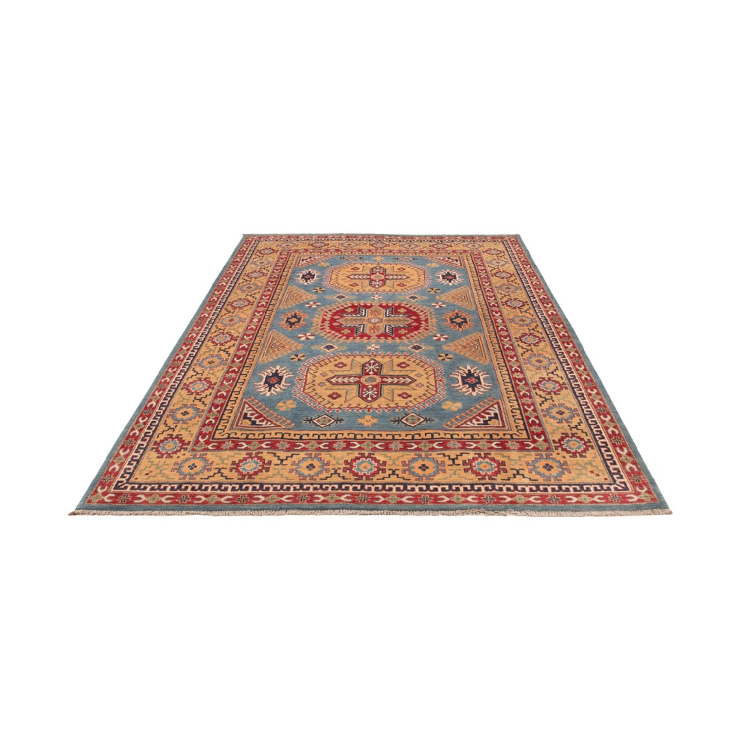 Ziegler Teppich - Kazak - 291 x 202 cm - blau