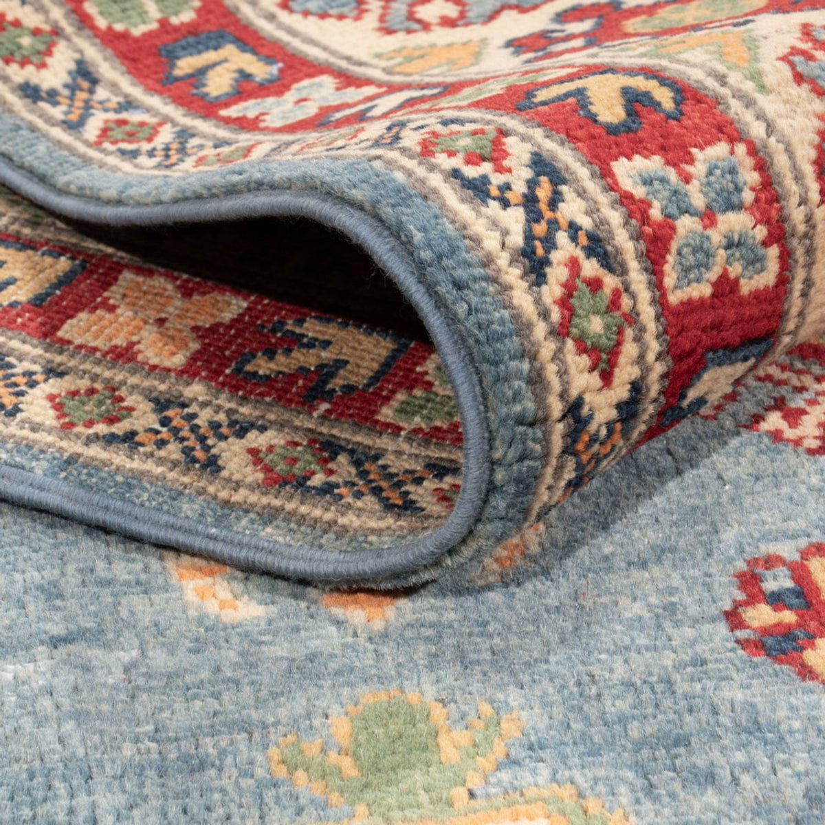 Ziegler Teppich - Kazak - 202 x 153 cm - blau