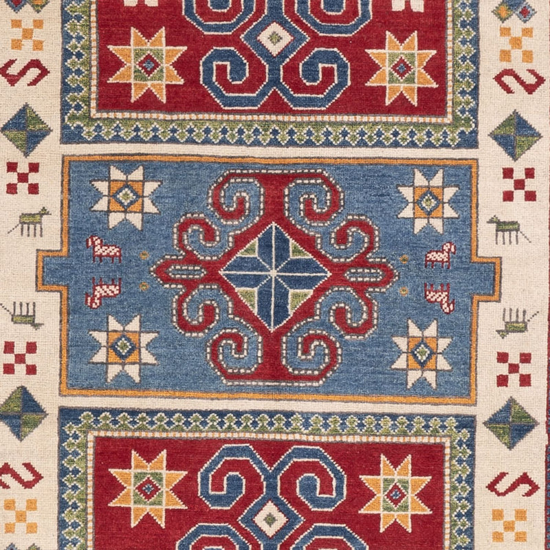 Ziegler Teppich - Kazak - 302 x 197 cm - blau