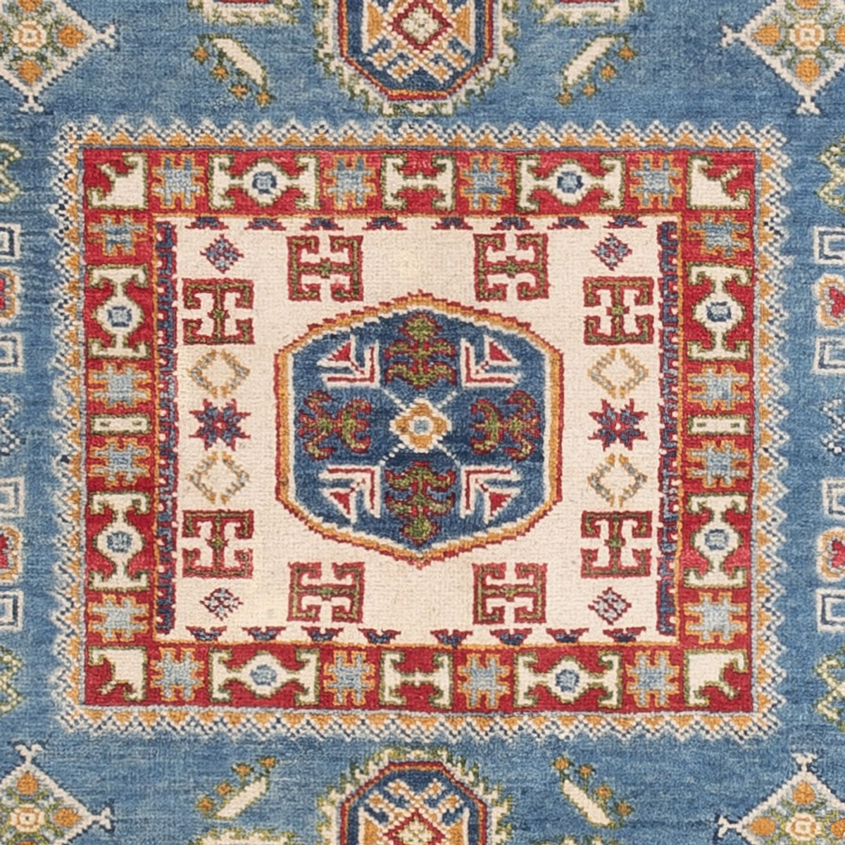 Ziegler Teppich - Kazak - 193 x 148 cm - blau