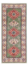Kazak Teppich 83x192cm - Orientteppich - Läufer / Grün / 83 x 192 cm Läufer