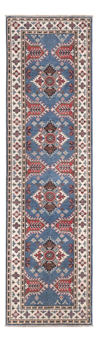 Tapis de couloir Tapis Ziegler - Kazak - 288 x 82 cm - bleu