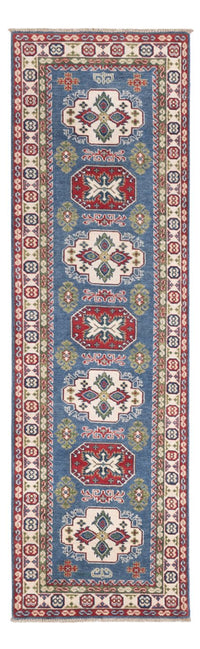 Tapis de couloir Tapis Ziegler - Kazak - 281 x 80 cm - bleu