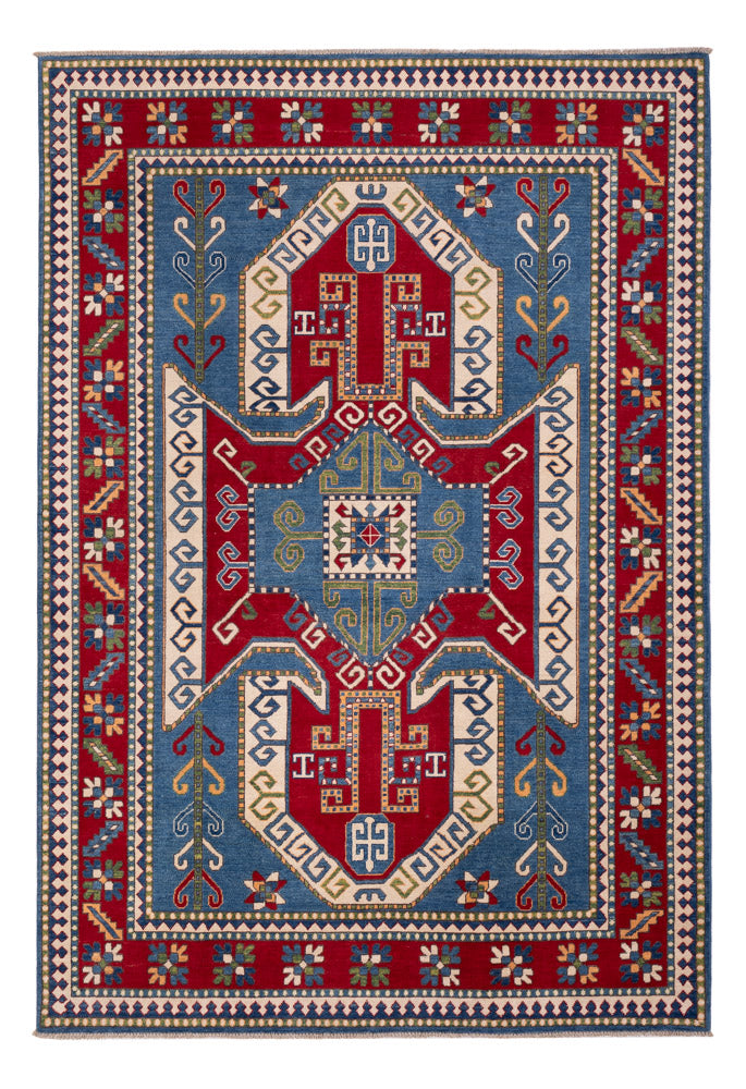 Ziegler Teppich - Kazak - 295 x 203 cm - blau