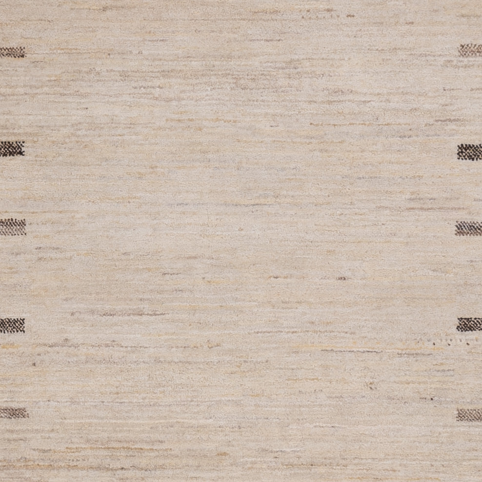 Gabbeh Teppich - Loribaft Indus - 246 x 176 cm - hellbeige