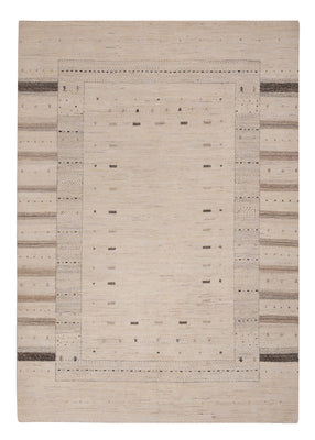 Gabbeh Teppich - Loribaft Indus - 245 x 174 cm - hellbeige