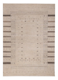 Tapis Gabbeh - Loribaft Indus - 245 x 174 cm - beige clair
