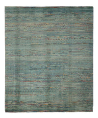 Tapis design - 240 x 201 cm - bleu pétrole