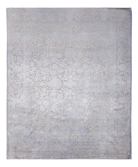 Tapis design - 295 x 246 cm - argent