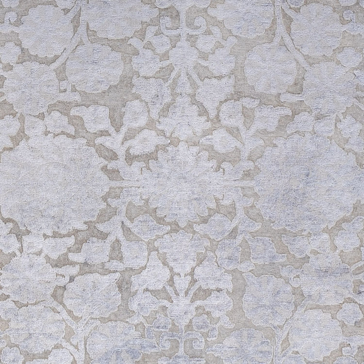 Designer Teppich - 295 x 246 cm - silber