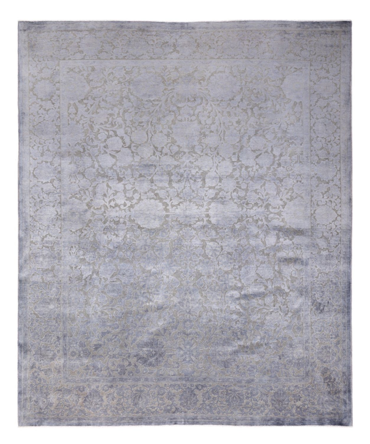 Designer Teppich - 294 x 246 cm - silber