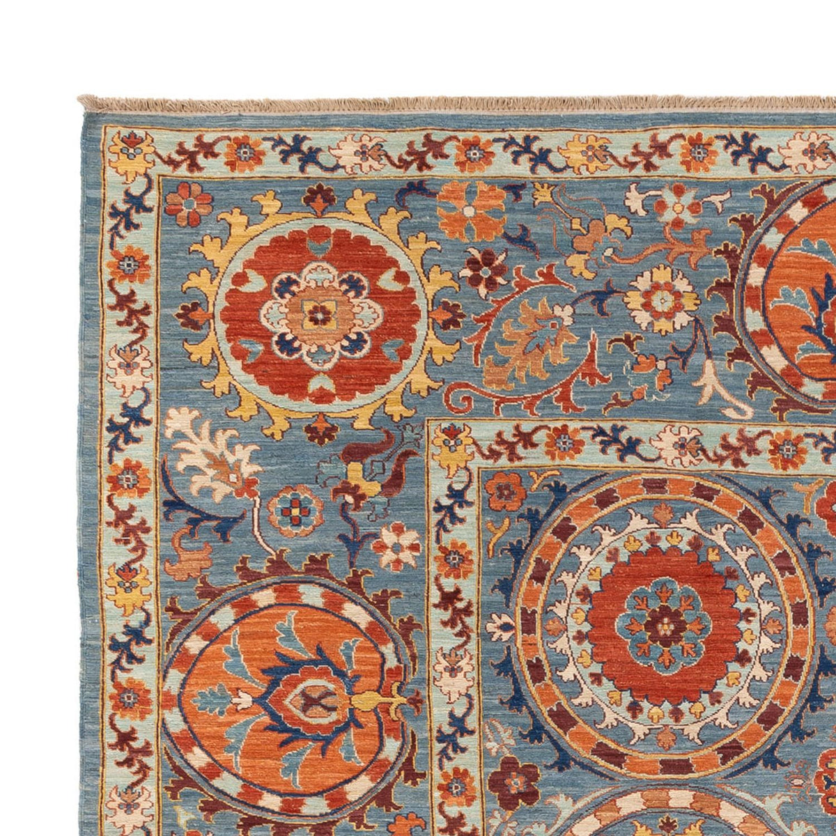 Kelim Teppich - Oriental - Soumak - 310 x 244 cm - mehrfarbig