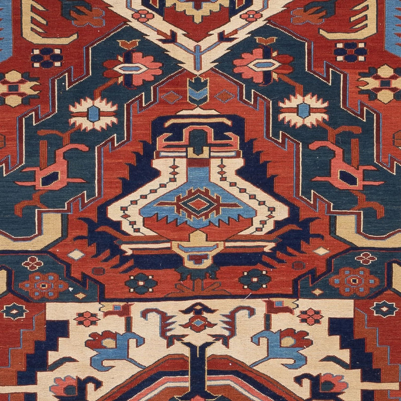 Kelim Teppich - Oriental - Soumak - 256 x 194 cm - mehrfarbig