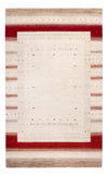 Tapis Loribaft indien Tapis 185x292cm - Tapis en laine - Rectangle / Beige / 185 x 292 cm Rectangle