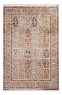 Tapis en soie - Soie du Cachemire - 315 x 214 cm - beige clair