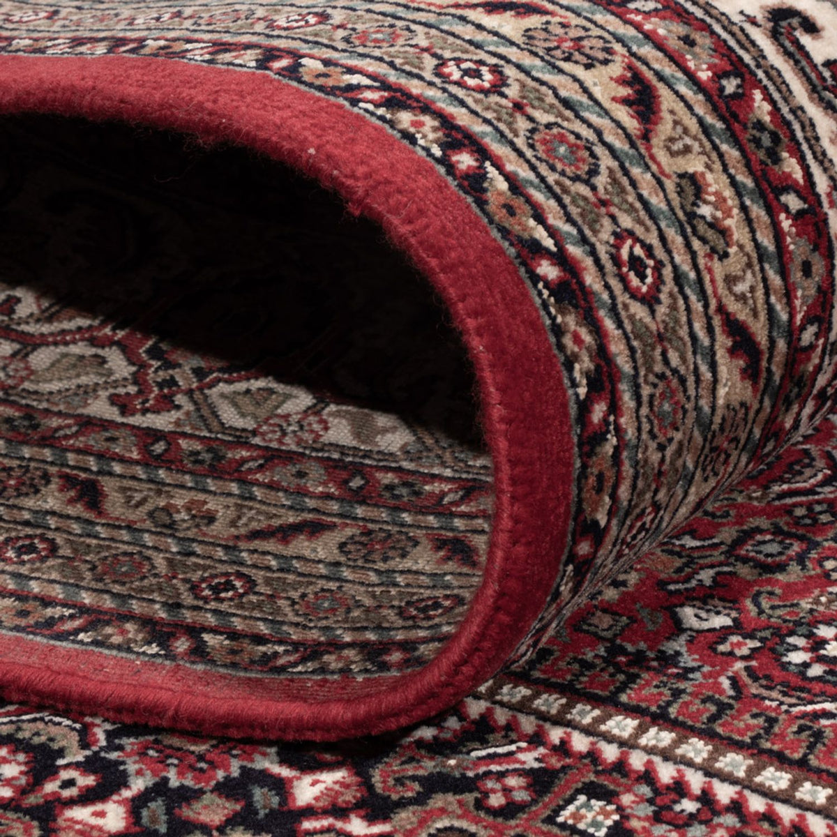 Tappeto orientale - Bidjar - Indo - 304 x 251 cm - rosso scuro
