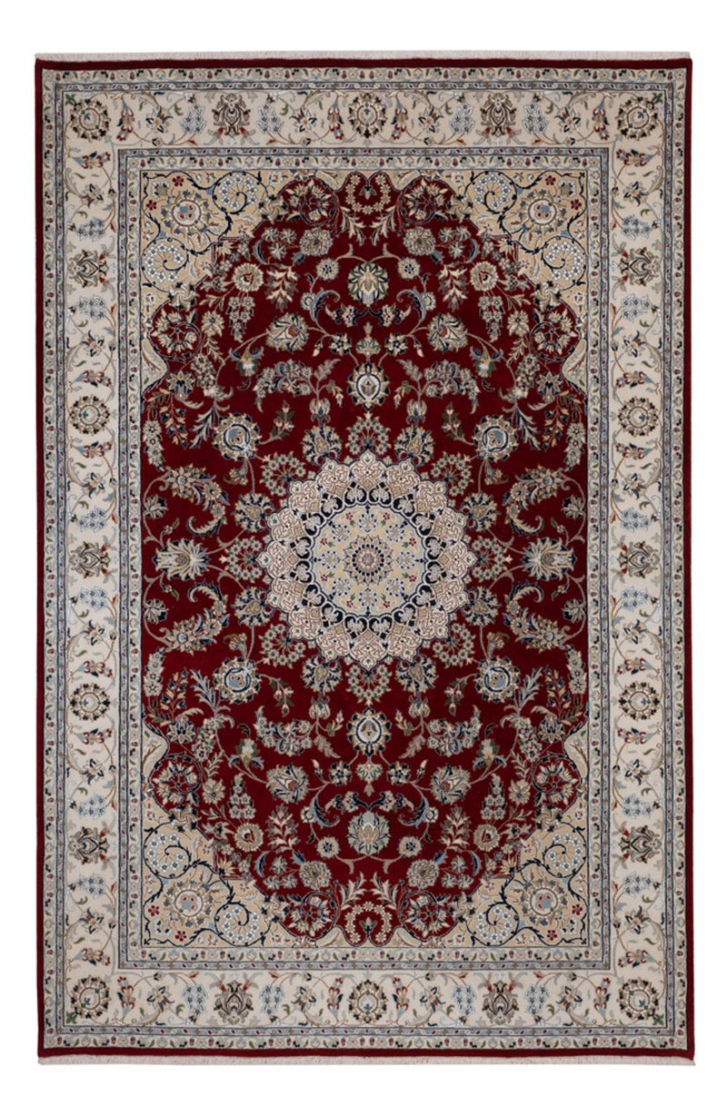 Orientteppich - Nain - Indus - 303 x 200 cm - dunkelrot