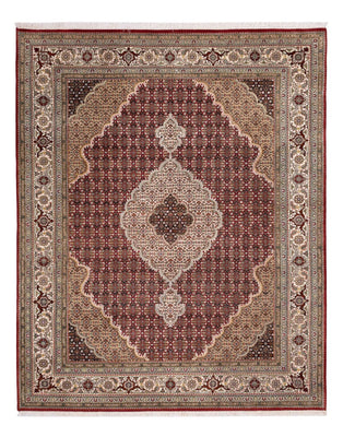 Orientteppich - Täbriz - 255 x 198 cm - dunkelbeige