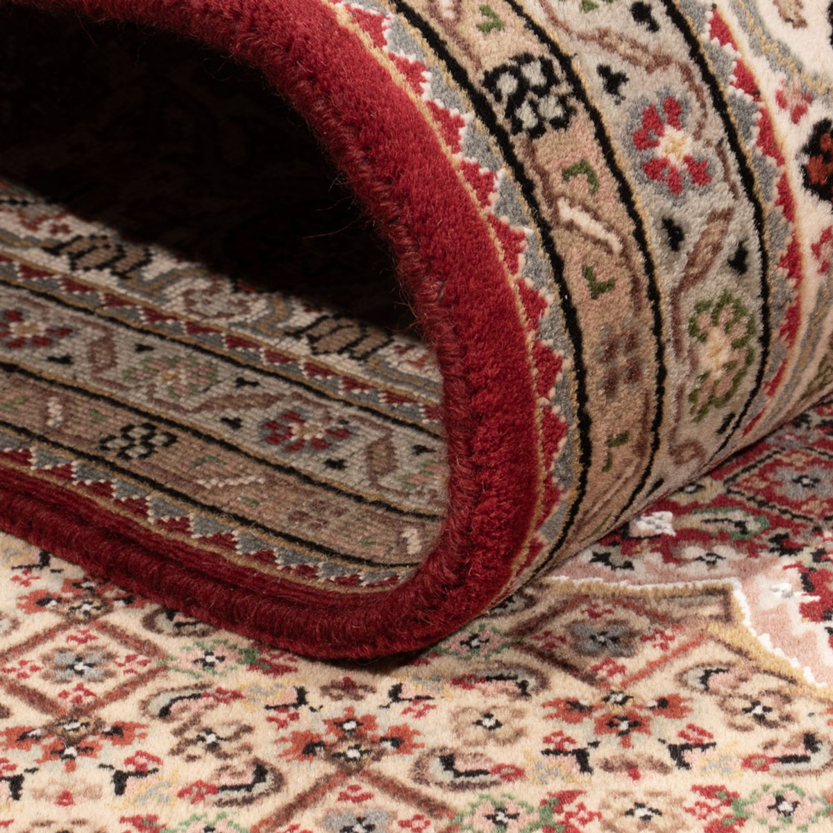 Orientteppich - Täbriz - 255 x 198 cm - dunkelbeige