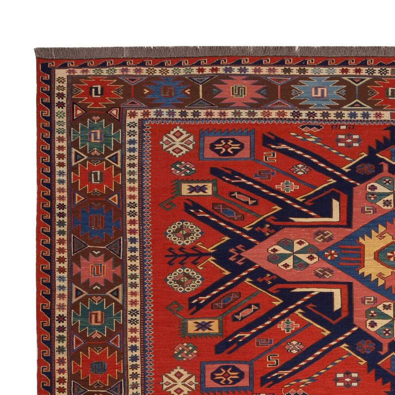 Kelim Teppich - Oriental - Soumak - 282 x 198 cm - rot