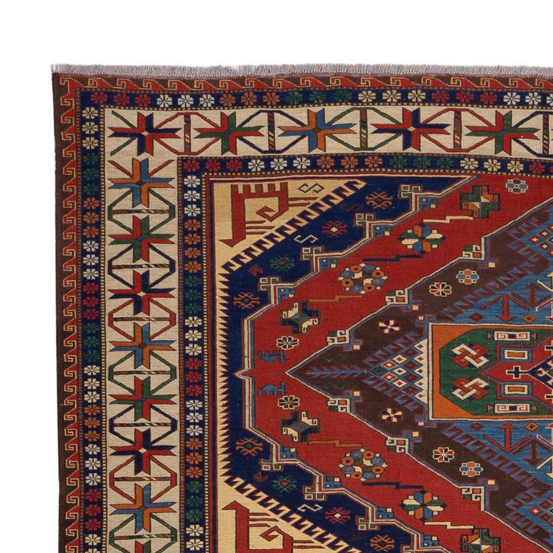 Kelim Teppich - Oriental - Soumak - 281 x 203 cm - rot