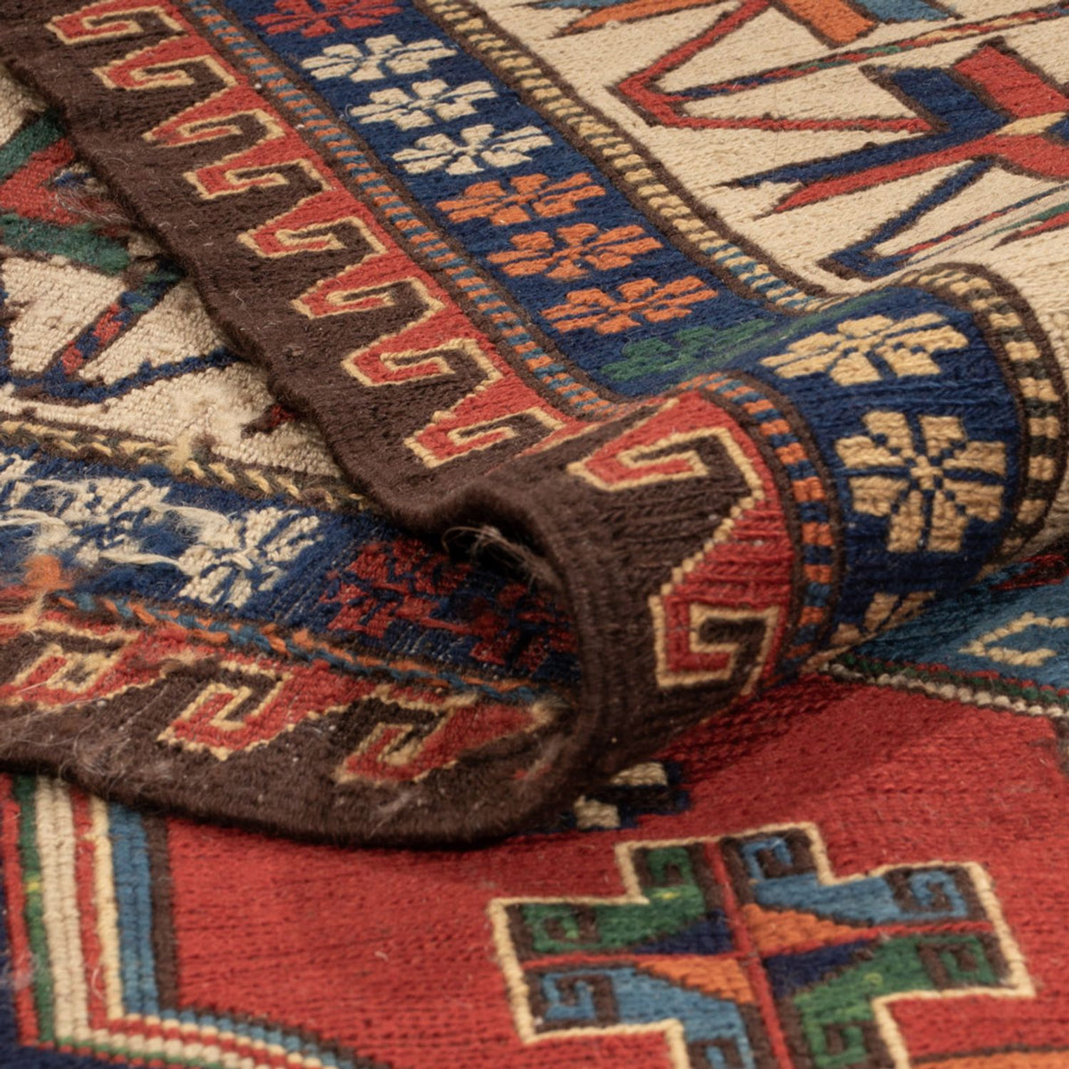 Kelim Teppich - Oriental - Soumak - 281 x 203 cm - rot