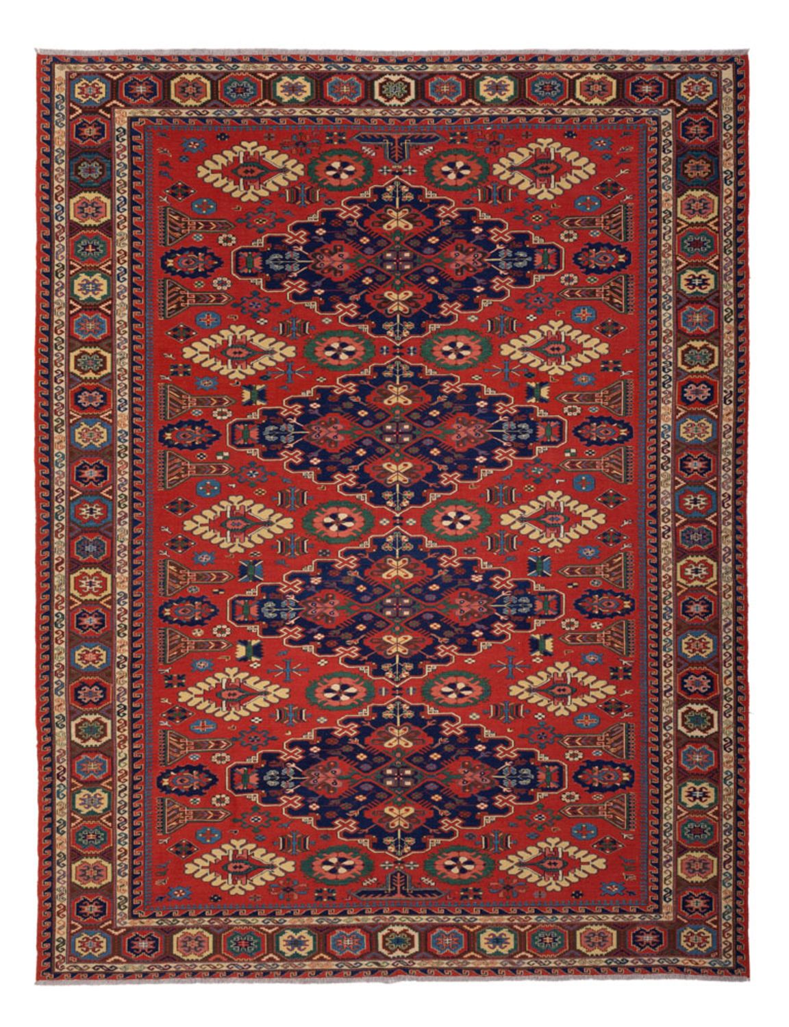 Kelim Teppich - Oriental - Soumak - 318 x 241 cm - rot