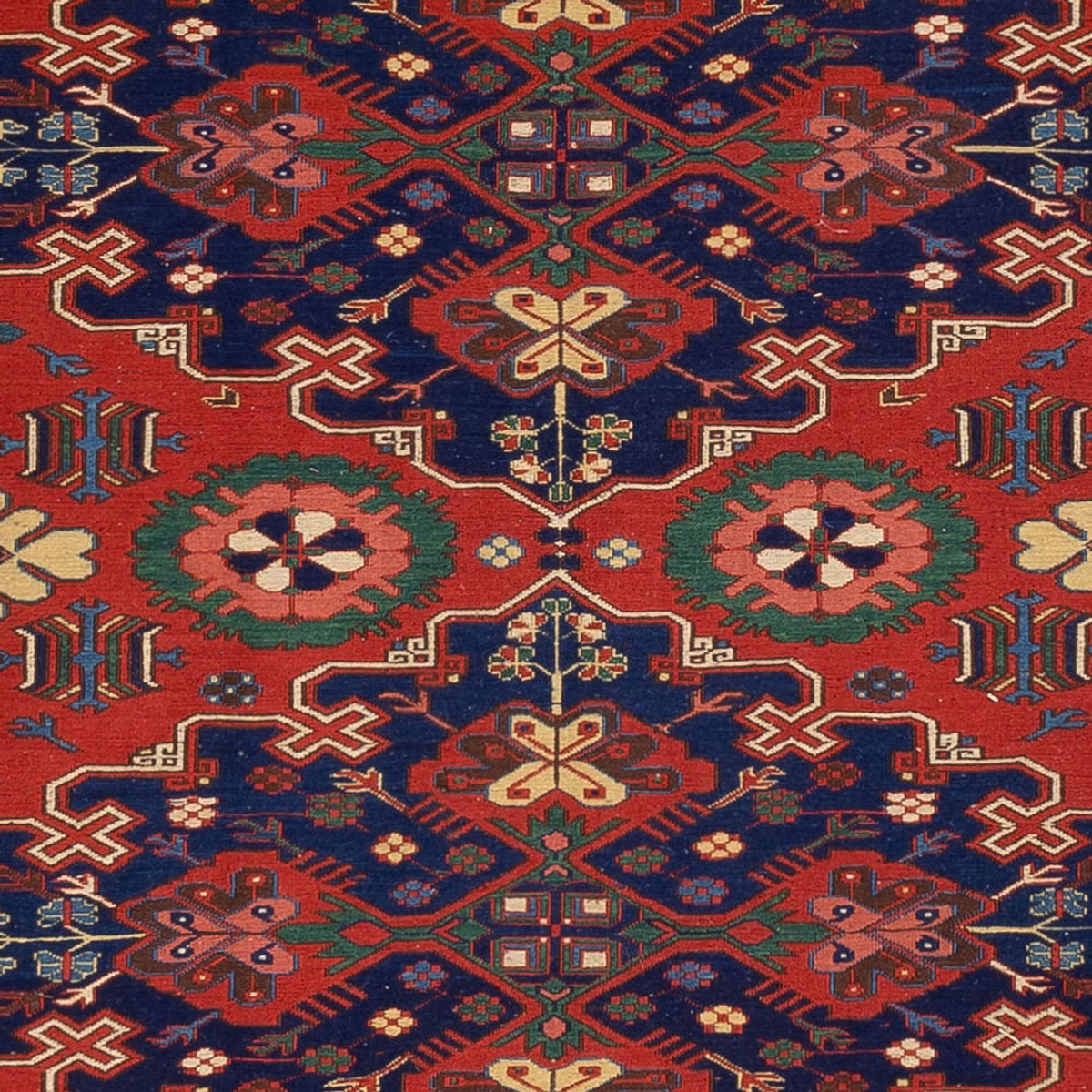 Kelim Teppich - Oriental - Soumak - 318 x 241 cm - rot