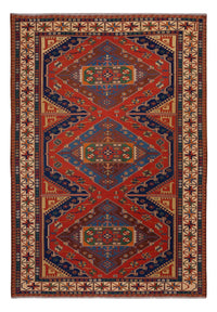 Tappeto Kelim - Orientale - Soumak - 294 x 204 cm - rosso