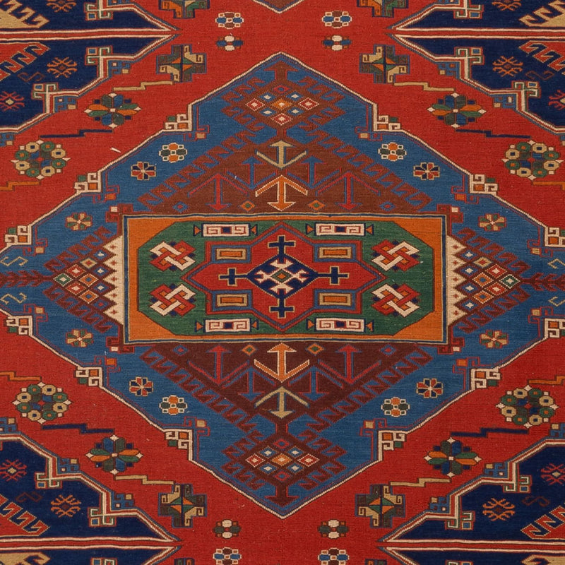 Kelim Teppich - Oriental - Soumak - 294 x 204 cm - rot