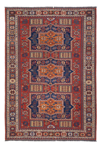 Tappeto Kelim - Orientale - Soumak - 323 x 236 cm - rosso