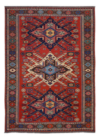 Tappeto Kelim - Orientale - Soumak - 292 x 218 cm - rosso