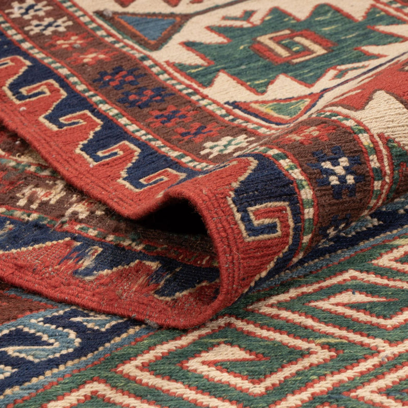 Kelim Teppich - Oriental - Soumak - 291 x 189 cm - mehrfarbig