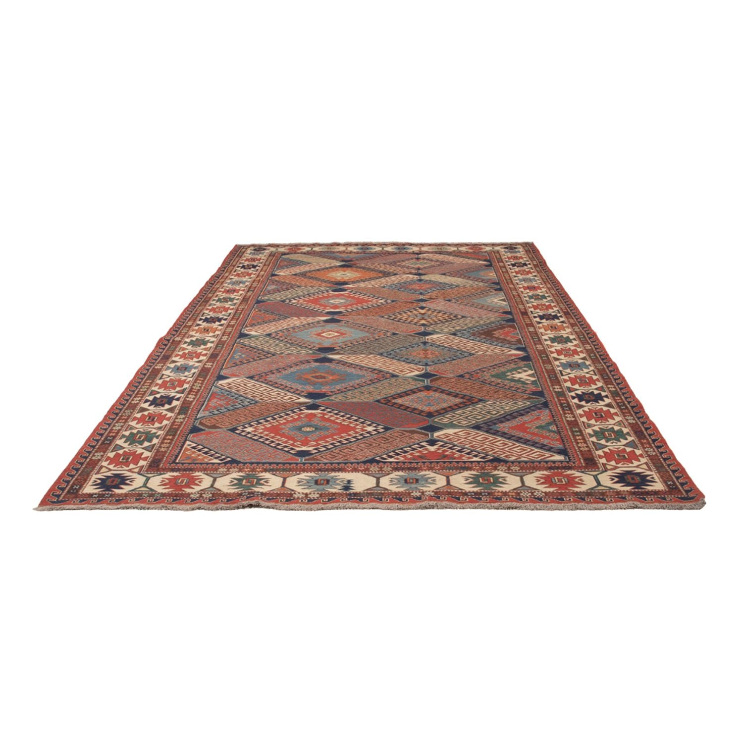 Kelim Teppich - Oriental - Soumak - 291 x 189 cm - mehrfarbig